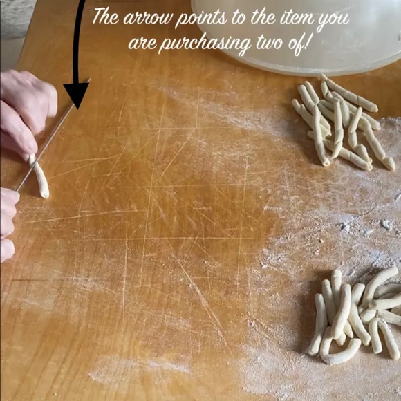 2 Pasta Fusilli Stainless Steel Pins & Recipe - Picture 4 of 8